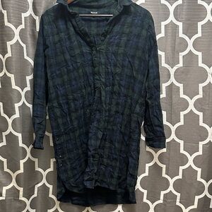 Pendleton Green and Blue Checkered Shirt